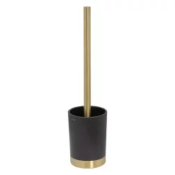 Tiger Bathroom Accessori Tiger Tune Freestanding Toilet Brush & Holder - Brushed Brass/Black -Deals Accessory Ranges Store 1327435646 l