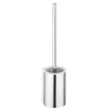 Keuco Plan Wall Mounted Toilet Brush & Holder - Chrome/White