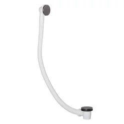 Just Taps Plu JTP Vos Brushed Black Click Clack Bath Waste