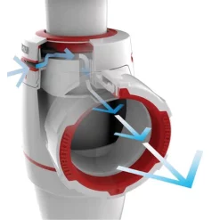 Wirquin Neo Air Zero Leak Bottle Trap 40mm -Deals Accessory Ranges Store 30722168 d2