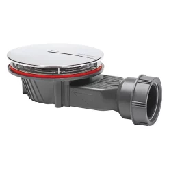 Wirquin Slim+ Extra Flat 90mm Shower Tray Waste - Chrome -Deals Accessory Ranges Store 30723374 l