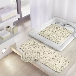 Kleine Wolke Stepstone PVC Shower Mat 550 X 550mm - Nature