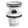 Hansgrohe 1¼" Push-Open Basin Waste Chrome
