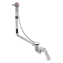 Hansgrohe Exafill S Basic Set For Bath Filler With Waste & Overflow Set For Large Bathtubs