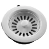 Victorian Plumbing 1.5" Basket Strainer Sink Waste - White -Deals Accessory Ranges Store 82075180 l