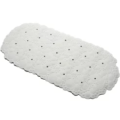 Croydex Bubbles Anti-Bacterial Rubber Bath Mat White -Deals Accessory Ranges Store ag320022ai1