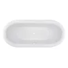 Nuie Alice 1750 Double Ended Roll Top Slipper Bath With Skirt