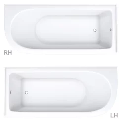 Victorian Plumbing Appleby 1700 Roll Top Shower Bath + Chrome Leg Set -Deals Accessory Ranges Store ap1700b new retail1