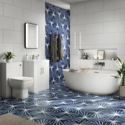 Arezzo 1700 X 800 Matt White Solid Stone Modern Double Ended Bath