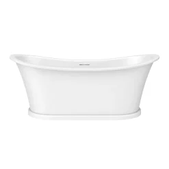 Arezzo 1690 X 750 Matt White Solid Stone Traditional Roll Top Slipper Bath -Deals Accessory Ranges Store az175sband2