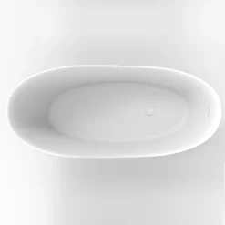 Arezzo 1700 X 750 Matt White Solid Stone Modern Slipper Bath -Deals Accessory Ranges Store az175slwd1