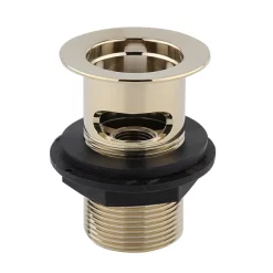 Arezzo Square Brushed Brass Slotted Easy Clean Click Clack Basin Waste -Deals Accessory Ranges Store az26ebb d1