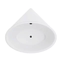 Arezzo Corner Modern Free Standing Bath (1270 X 1270mm) With Matt Black Waste -Deals Accessory Ranges Store azb27mb d2