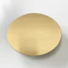 Arezzo Brushed Brass Curved Overflow Insert And Pop-Up Waste Cover