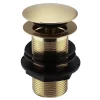 Arezzo Brushed Brass Unslotted Click Clack Basin Waste -Deals Accessory Ranges Store azbbswu l