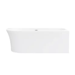 Arezzo 1700 X 750 Modern Curved Corner Bath -Deals Accessory Ranges Store azc17 n d4