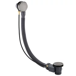 Arezzo Gunmetal Grey Bath Pop-up Waste & Overflow -Deals Accessory Ranges Store azgmbwnl