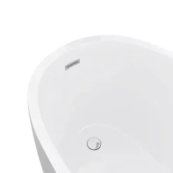 Victorian Plumbing Vienna Silver 1520 Small Modern Slipper Bath -Deals Accessory Ranges Store b024sil d2