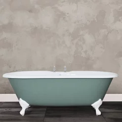 Hurlingham Bath Hurlingham Bisley Cast Iron Roll Top Bath (1690x750mm) With Feet -Deals Accessory Ranges Store bisley d3n