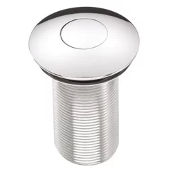 Bristan Round Push Button Unslotted Waste - Chrome