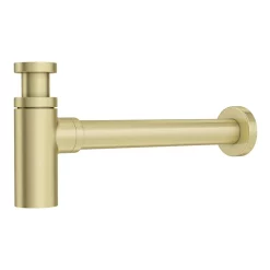Arezzo Brushed Brass Round Basin Bottle Trap -Deals Accessory Ranges Store bt02bb nl