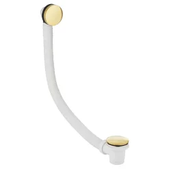Crosswater Bath Click Clack Waste - Unlacquered Brass