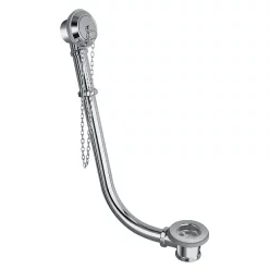 Crosswater - Chrome Exposed Bath Waste With Plug And Chain