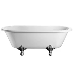 Urlington Bathroom Burlington Windsor Double Ended 1700mm Freestanding Bath + Legs -Deals Accessory Ranges Store burlingtonwindsordoubleended1700mmfreestandingbathwithlegsdetail1