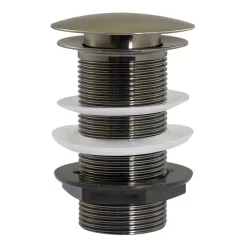 Chatsworth Antique Brass Unslotted Click Clack Basin Waste