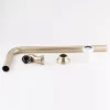 Chatsworth Traditional Exposed Shallow Seal Bath Trap & Pipe Brushed Brass