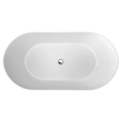 Clearwater Bath Clearwater Formoso ClearStone Gloss White Bath -Deals Accessory Ranges Store clearwaterformosoclearstonebathd2