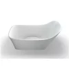 Clearwater Bath Clearwater - Nebbia Natural Stone Bath Hand Polished White - 1600 X 800mm