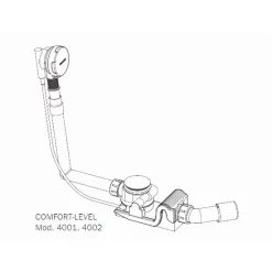 Kaldewei - Comfort Level Plus+ Pop Up Bath Waste & Filler - Standard