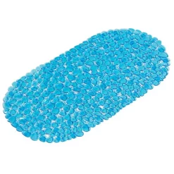 Croydex Pebbles PVC Bath Mat - 700 X 350mm - Blue