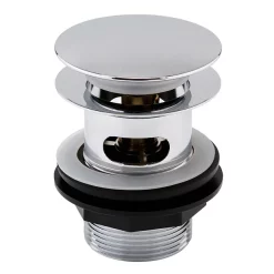 Cruze Bathroom Cruze Slotted Bath Waste With No Overflow Chrome