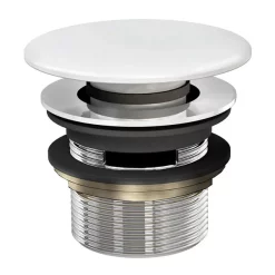 Arcade Bathroom Arcade Click Clack Slotted Bath Waste With Natural Stone Cover