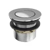 Crosswater Click Clack Unslotted Bath Waste For Stone Baths - Chrome