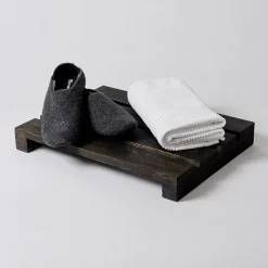 Victorian Plumbing Dark Oak Bathroom Duckboard - 500 X 380mm