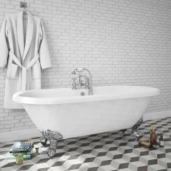 Victorian Plumbing Duke 1795 Traditional Roll Top Bath -Deals Accessory Ranges Store duke1795b large