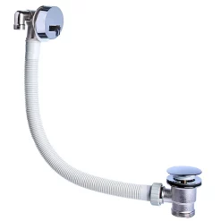 Nuie Round Waterfall Freeflow Bath Filler