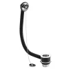 Nuie Chrome Bath Combined Waste & Overflow With Plug & Ball Chain