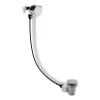 Hudson Reed Chrome Freeflow Bath Filler With Pop-up Waste + Overflow