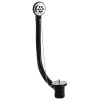 Nuie Bath Waste & Overflow With Brass Plug & Ball Chain - Chrome -Deals Accessory Ranges Store e396 nl