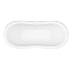 Victorian Plumbing Earl 1750 Double Ended Roll Top Slipper Bath + Antique Brass Leg Set -Deals Accessory Ranges Store earl1750ab detail03