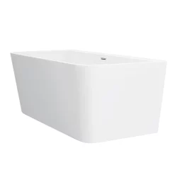 Victorian Plumbing Orion 1500 X 750mm Small Back To Wall Modern Square Bath -Deals Accessory Ranges Store gd8117150 n d2