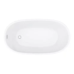Victorian Plumbing Snowden 1300 Small Modern Freestanding Bath -Deals Accessory Ranges Store gd8203 n d1
