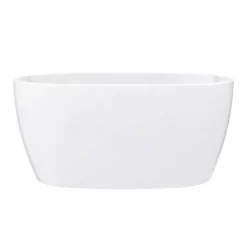 Victorian Plumbing Snowden 1300 Small Modern Freestanding Bath -Deals Accessory Ranges Store gd8203 n d2