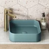 Arezzo Matt Green Ceramic Unslotted Click Clack Basin Waste -Deals Accessory Ranges Store grncw02 n d2