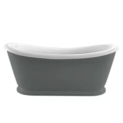Chatsworth Dark Grey 1770 Double Ended Slipper Roll Top Bath -Deals Accessory Ranges Store gryfb29 d1