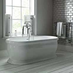 Heritage Bathroom Heritage New Victoria Double Ended Roll Top Bath (1745x790mm)